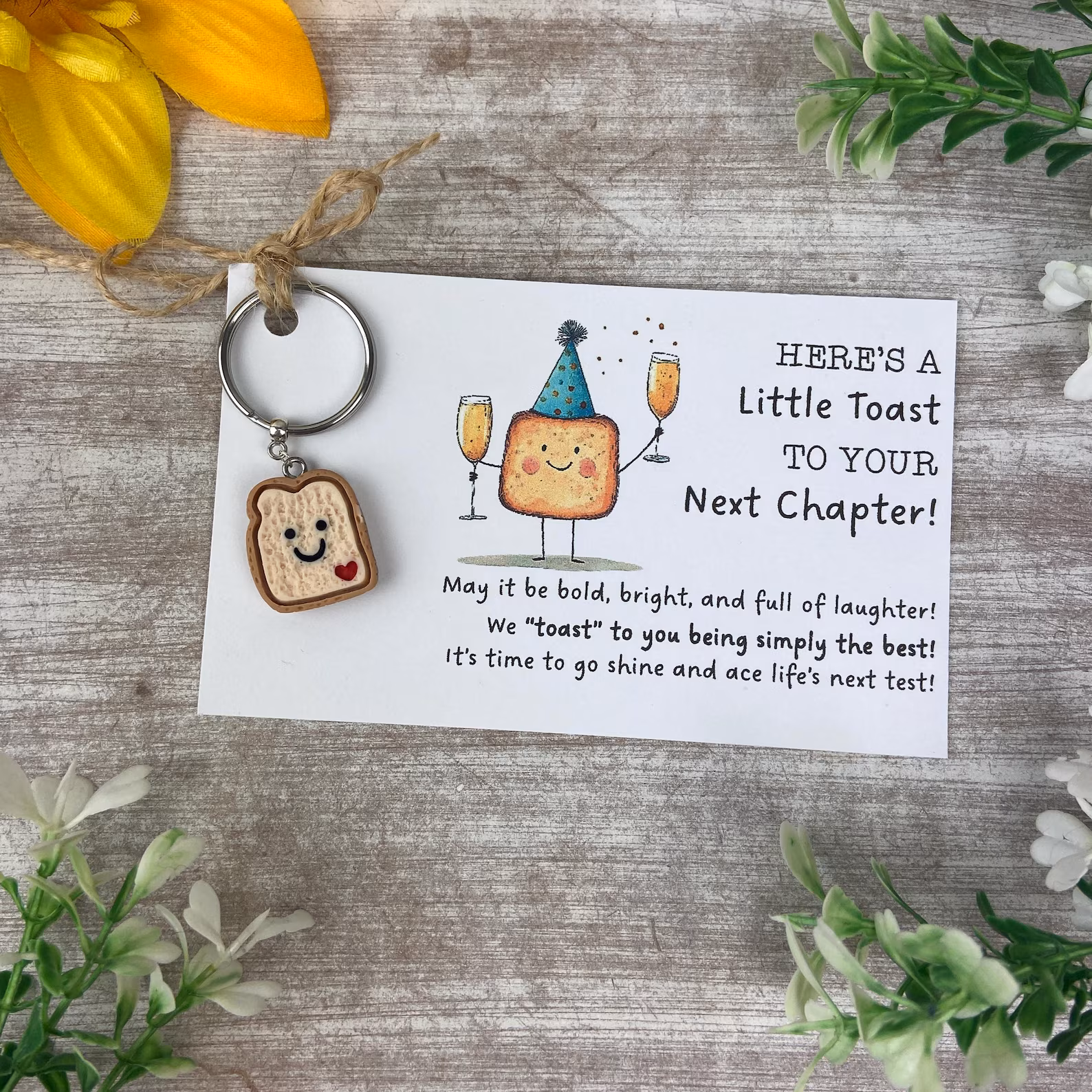 card with keyring