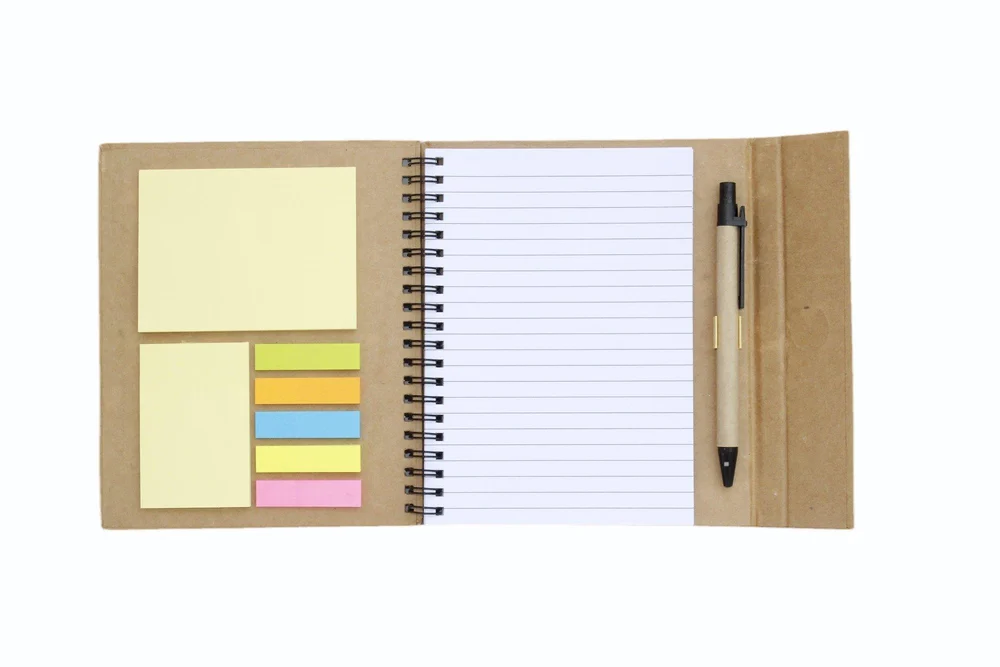 Eco-Friendly Spiral Sticky Note Kit