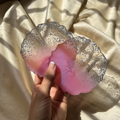 Resin Tea Coasters (set of 2)