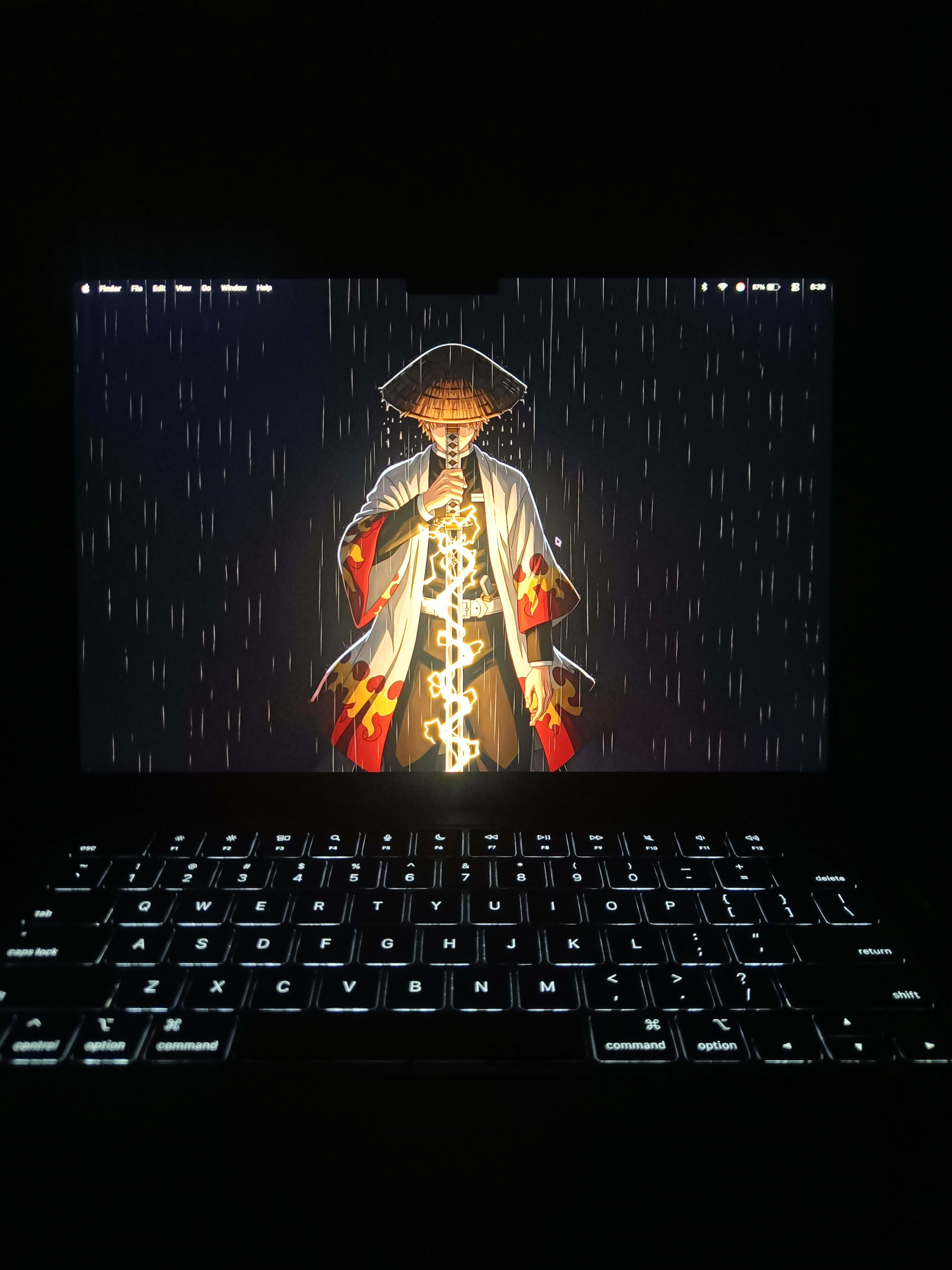 backlit keys