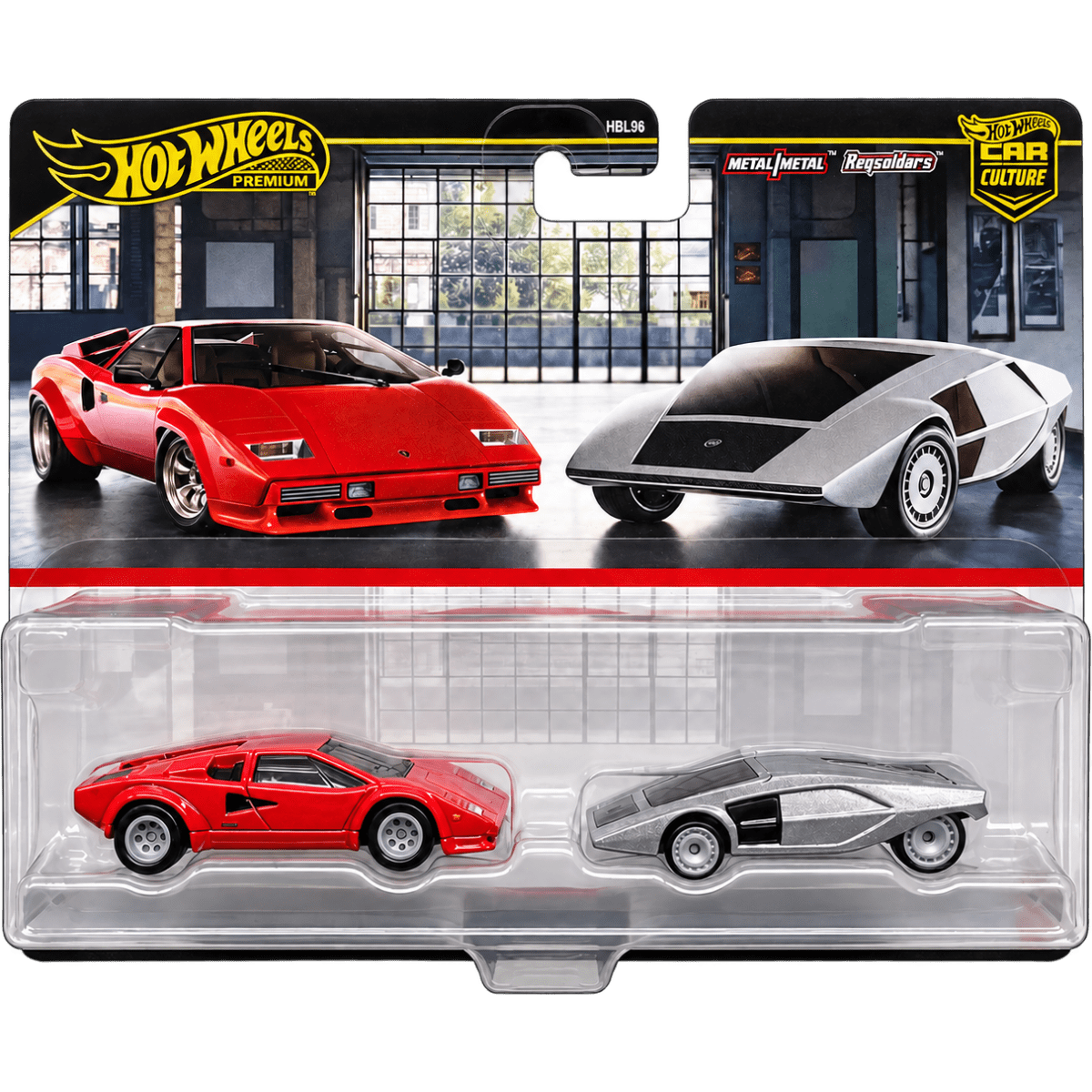 Lamborghini Countach LP5000 QV ve Lancia Stratos Zero