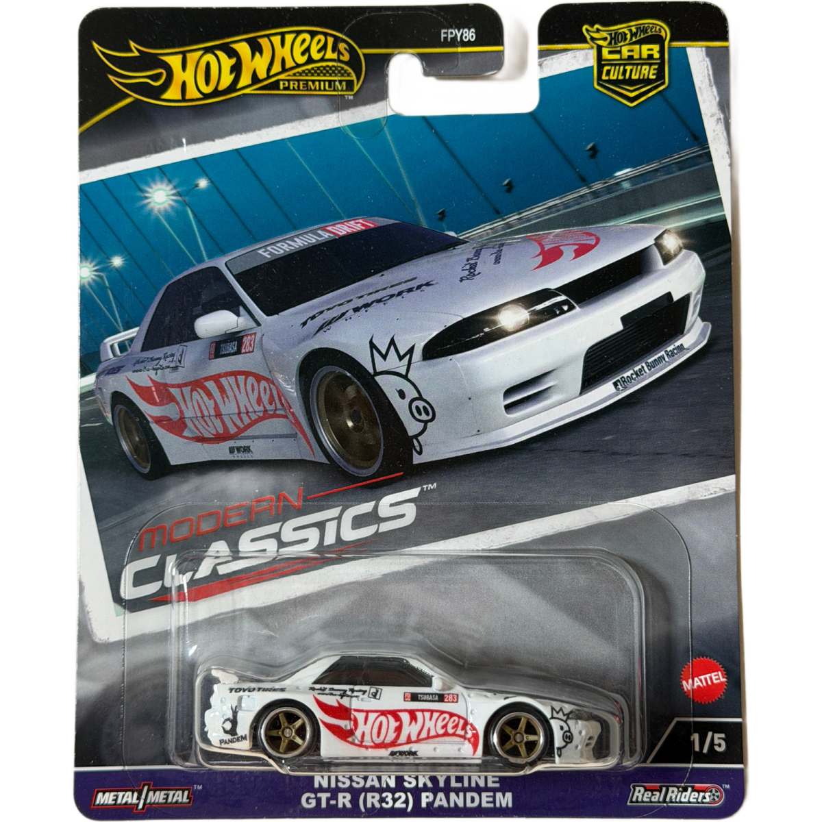 Hot Wheels PREMIUM Car Culture Nissan Skyline GT-R (R32) Pandem