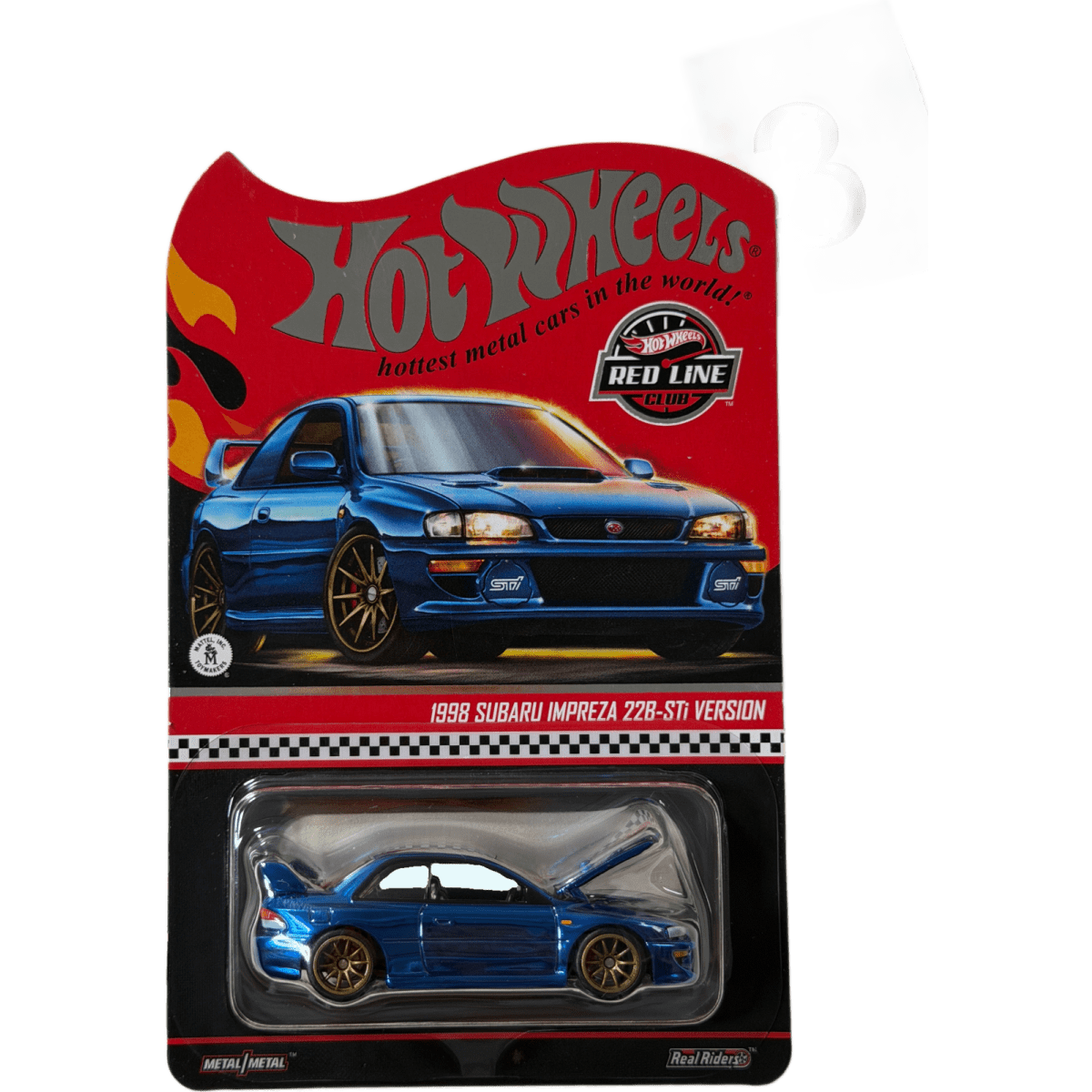 Hot Wheels RLC 1998 Subaru Impreza 22B-STi Version