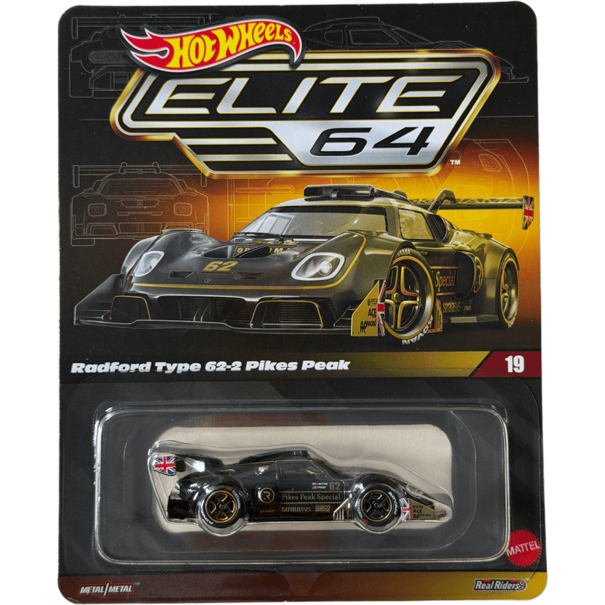 Hot Wheels Elite64 Radford Type 62-2 Pikes Peak