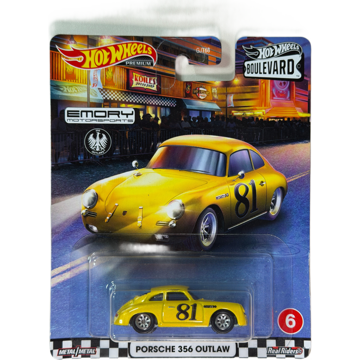Hot Wheels PREMIUM Boulevard 6 Porsche 356 Outlaw