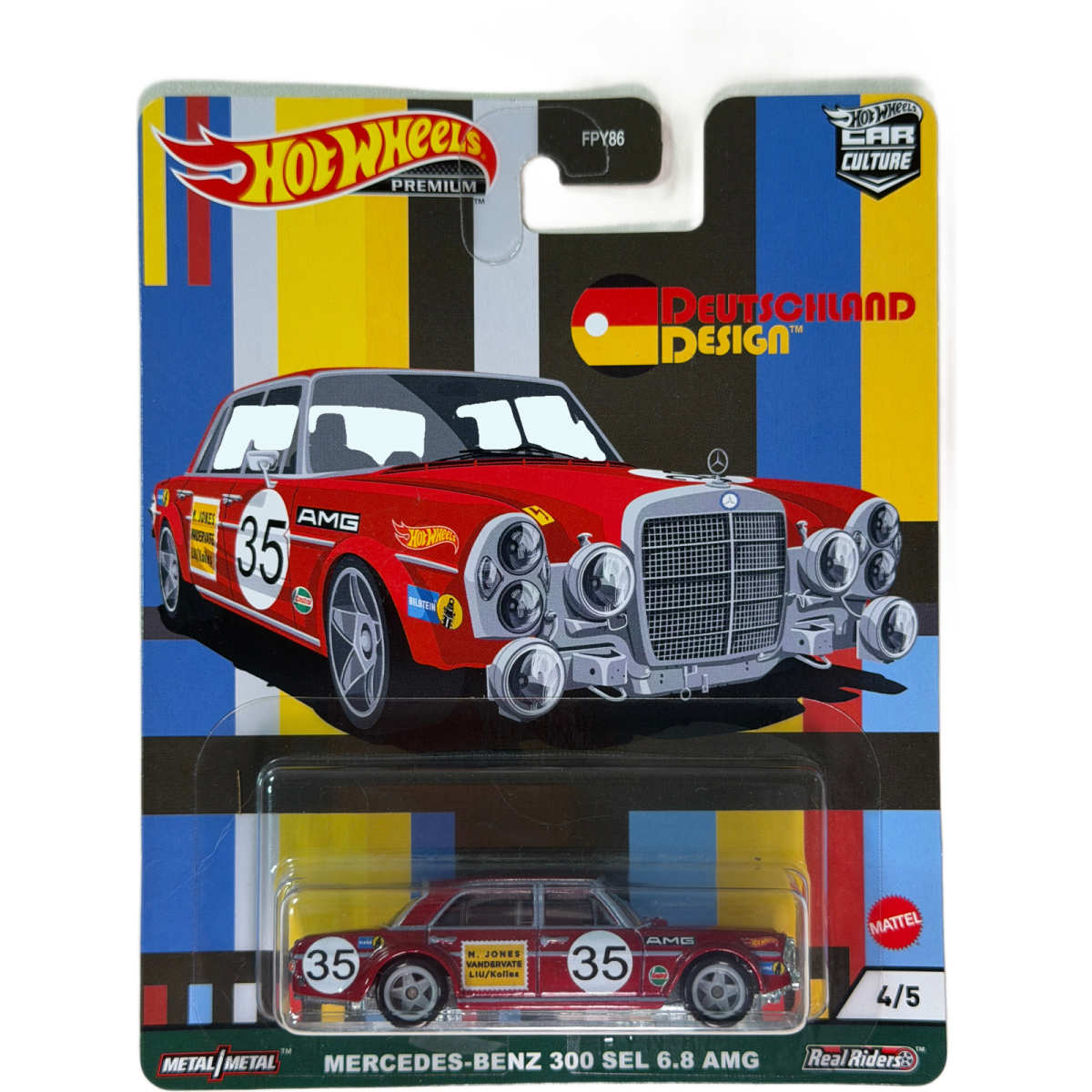 Hot Wheels PREMIUM Car Culture Mercedes-Benz 300 SEL 6.8 AMG