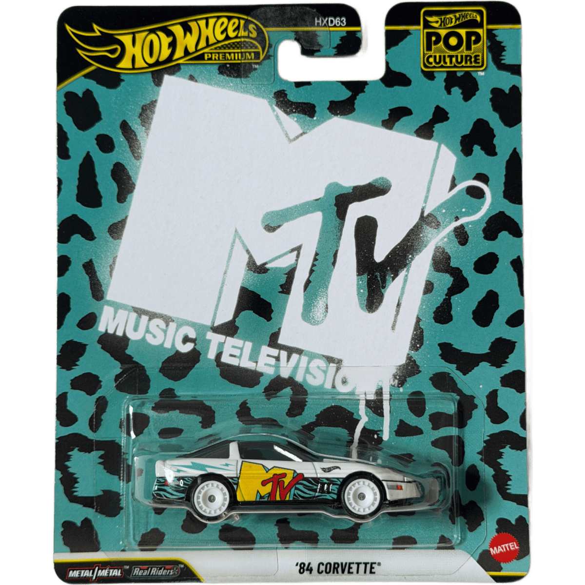 Hot Wheels PREMIUM Pop Culture 84 Corvette MTV
