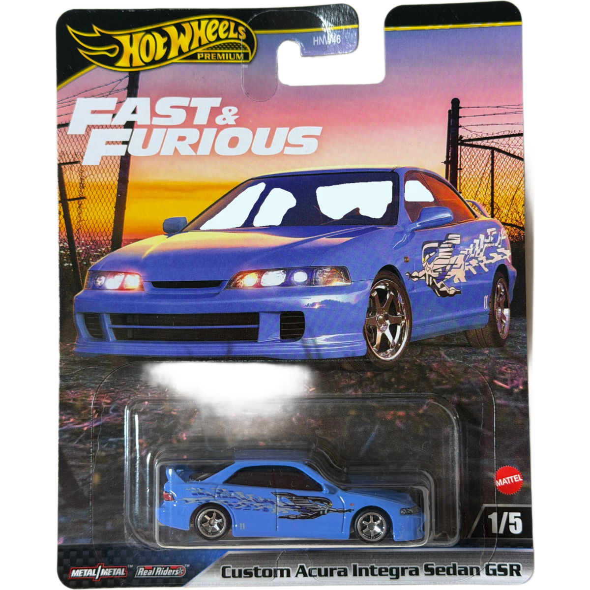Hot Wheels PREMIUM Fast&Furious Custom Acura Integra Sedan GSR