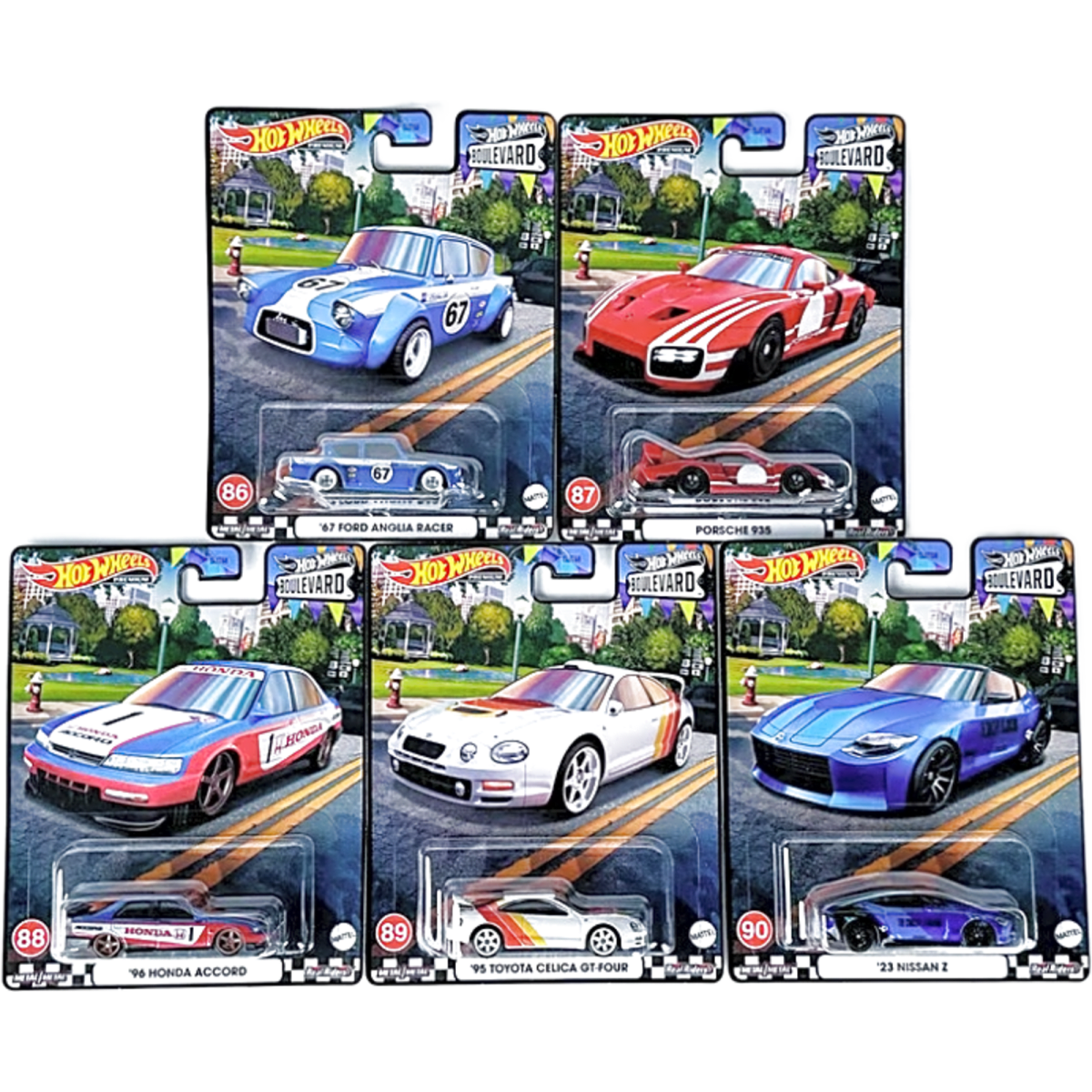 Boulevard Number 86-90 lot of 5