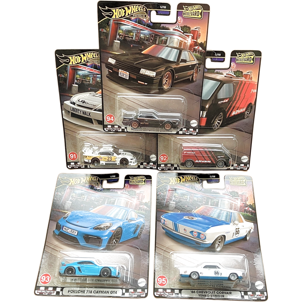 Boulevard Number 91-95 lot of 5