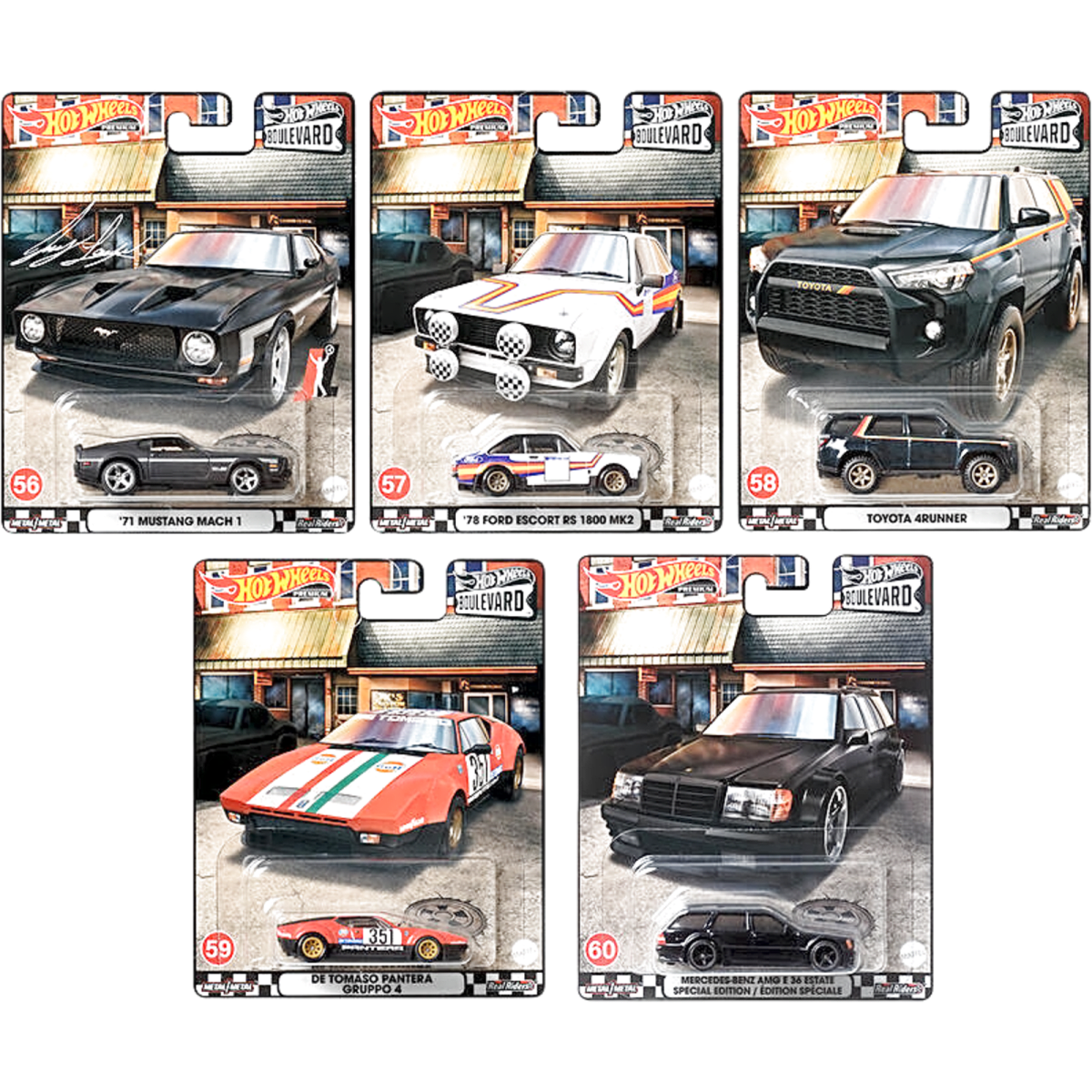 Boulevard Number 56-60 lot of 5