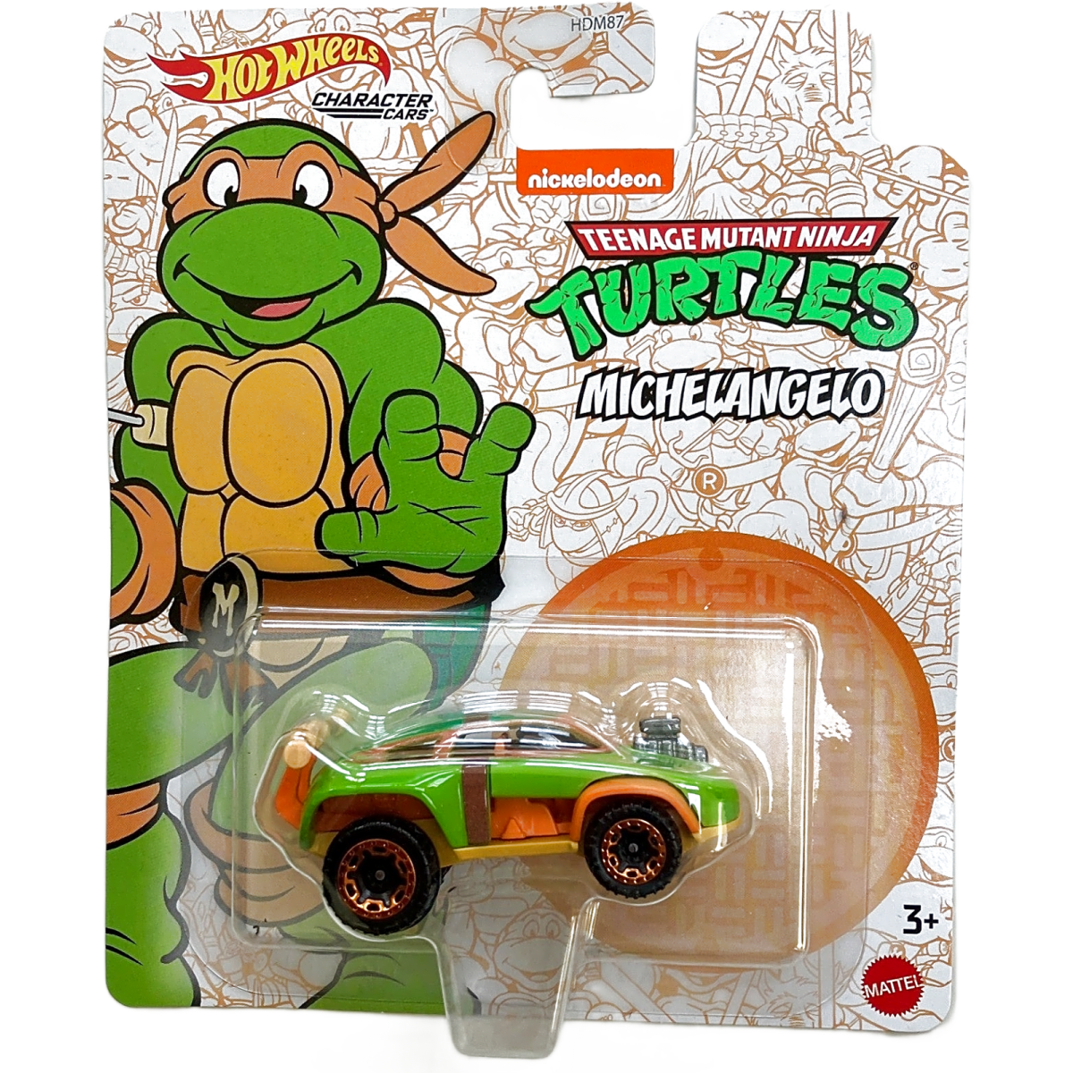 Character Cars Teenage Mutant Ninja Turtles Michelangelo