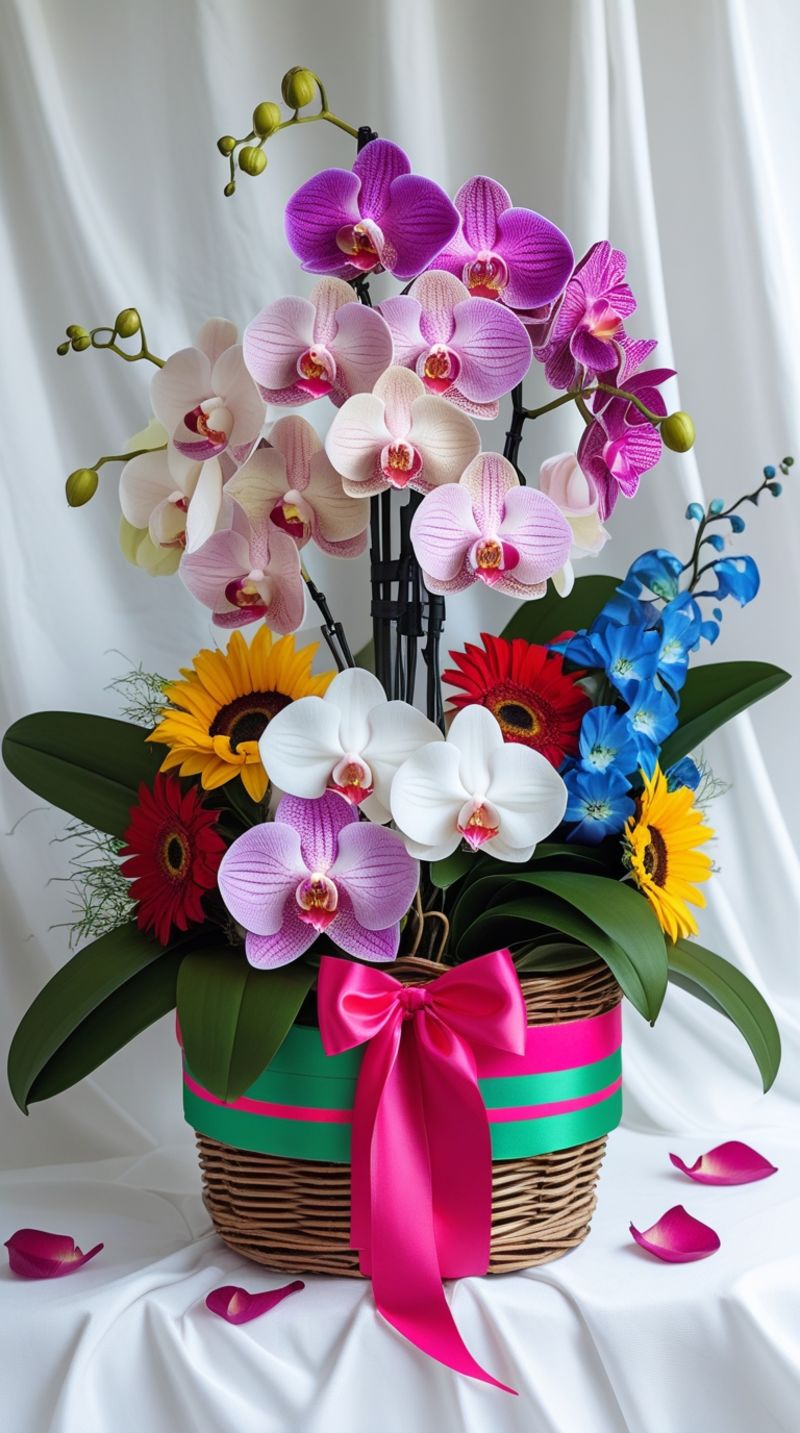 Beautiful Big Flower Bouquet Images Free Download | HD Floral Wallpapers & Aesthetic Flower Bokeh