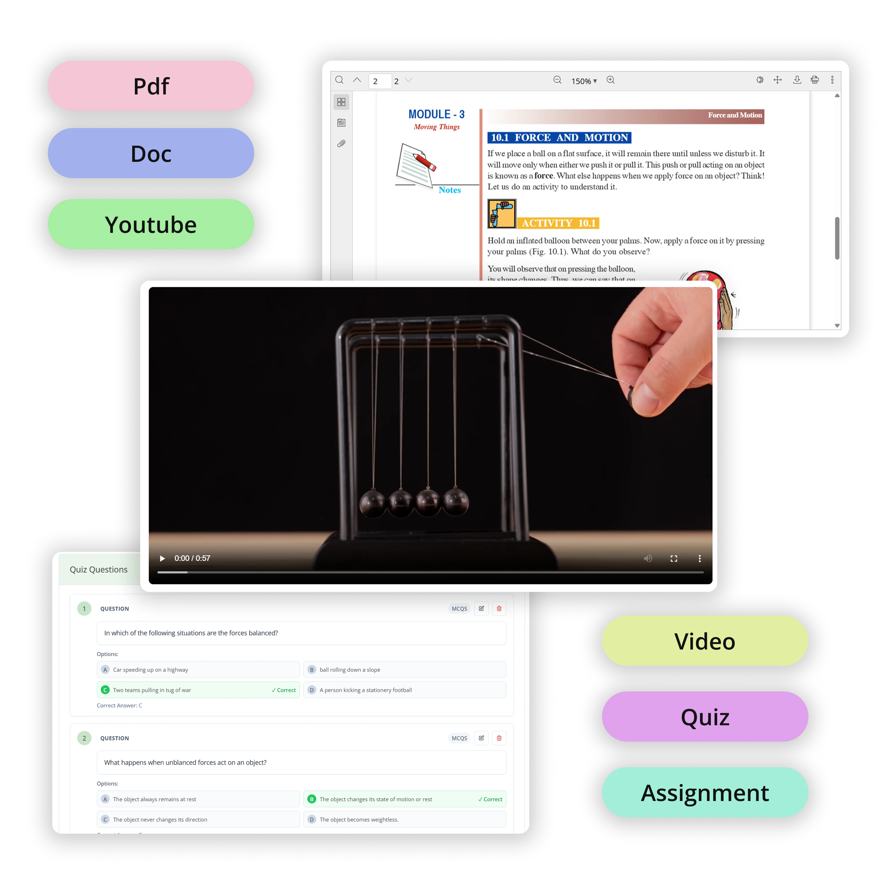 Content management feature