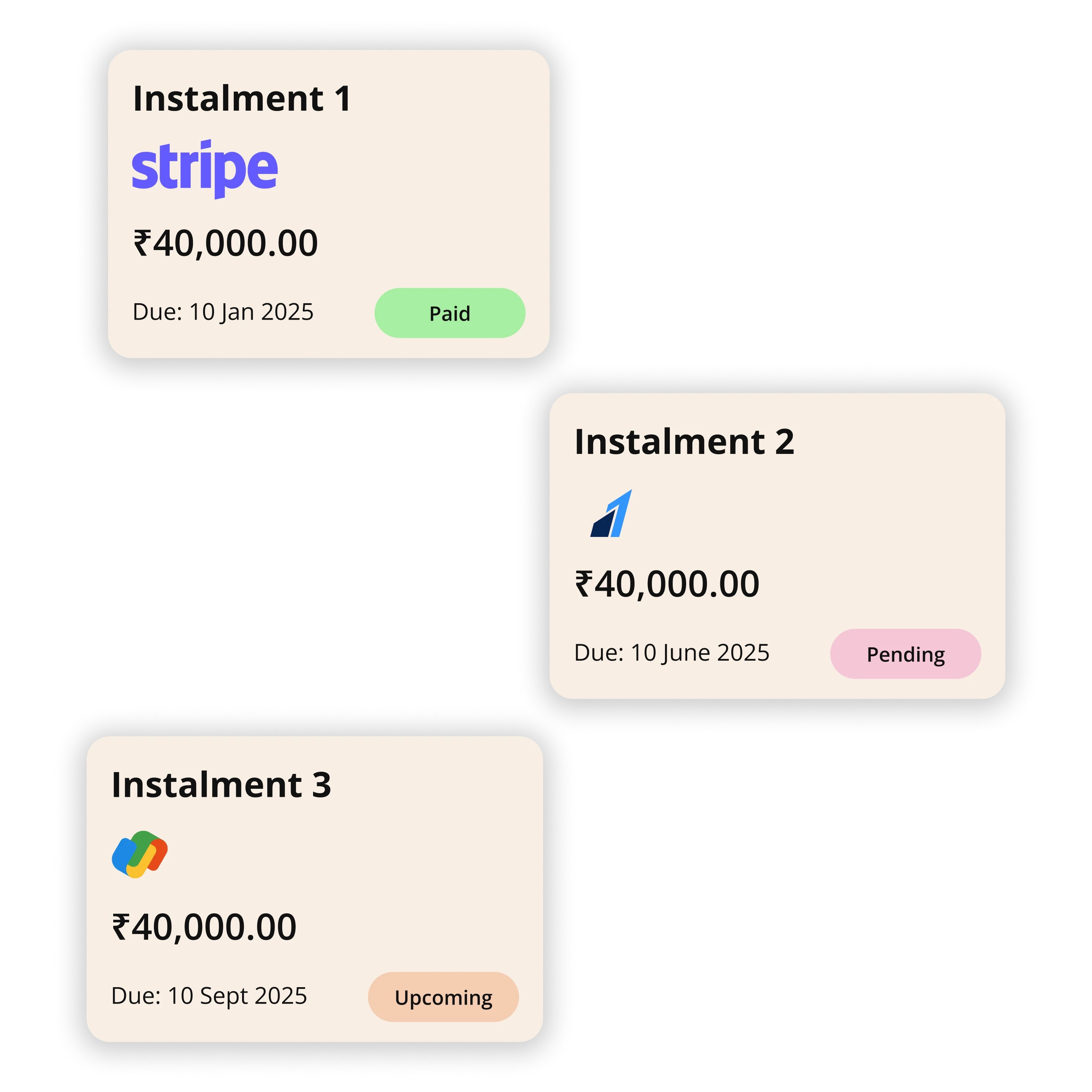 Fee and Finance Management feature