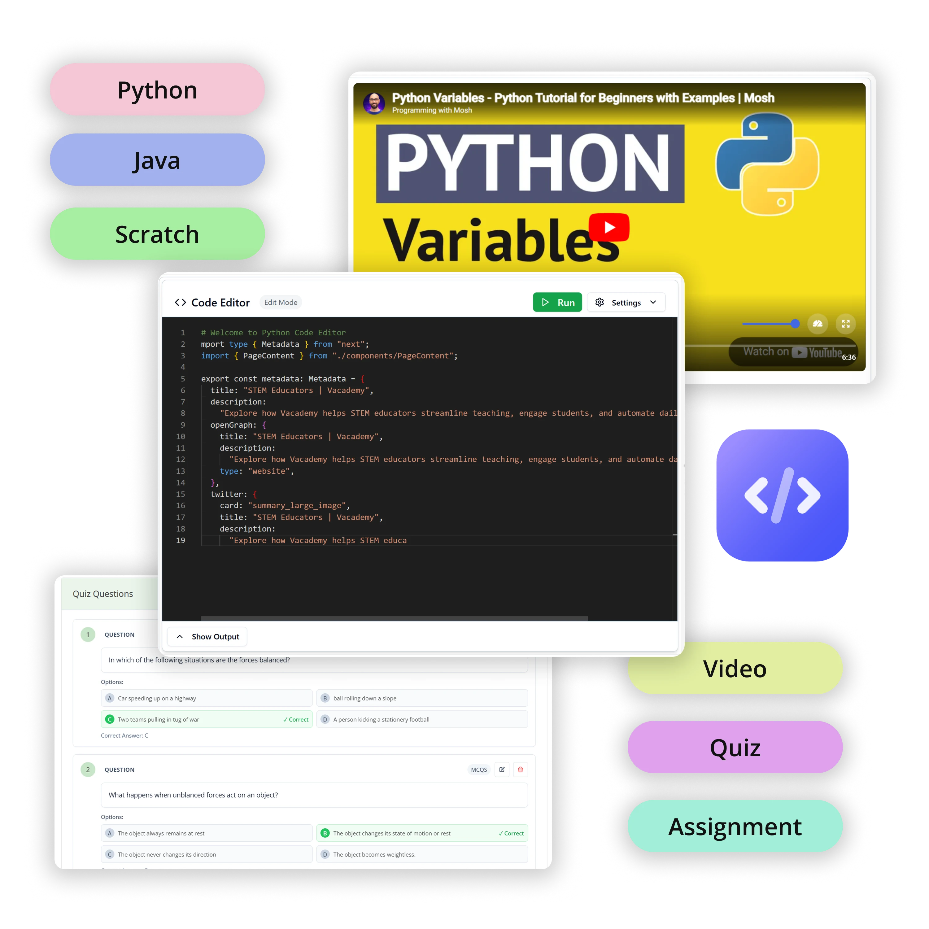 STEM-Ready LMS feature