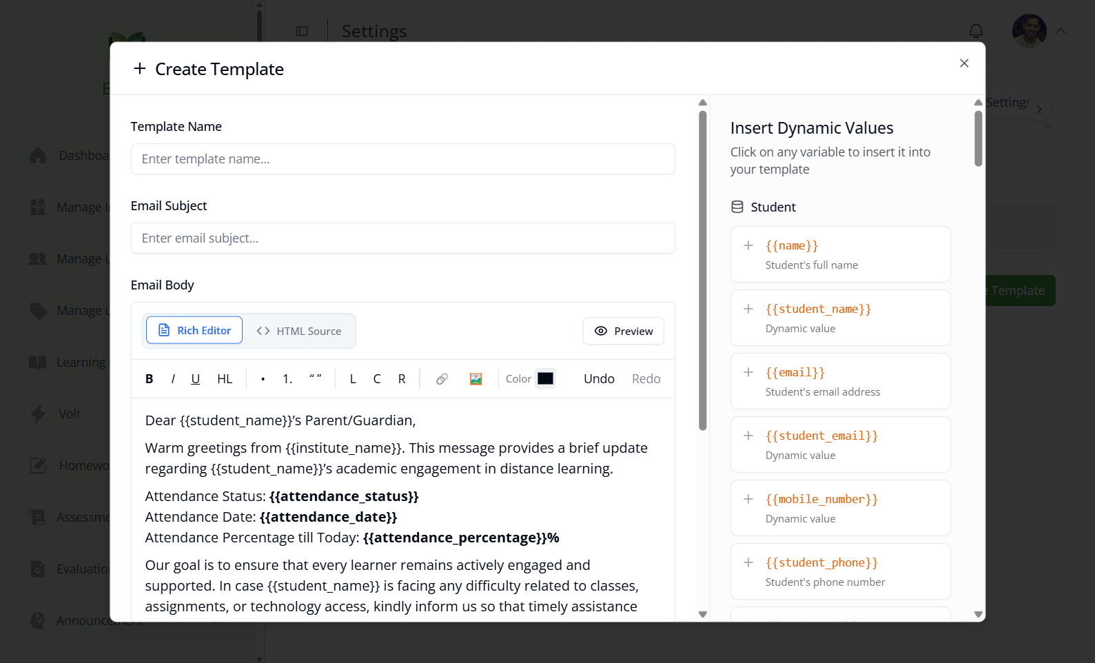 Email Campaign Builder