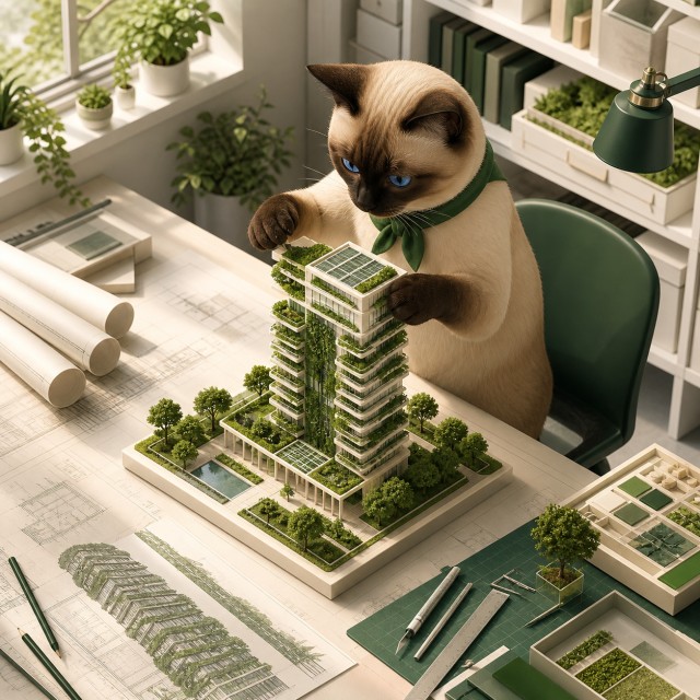 Maya Arch, Architect
