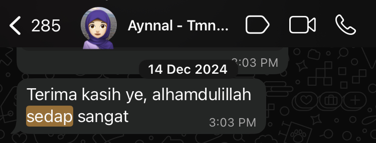Client feedback