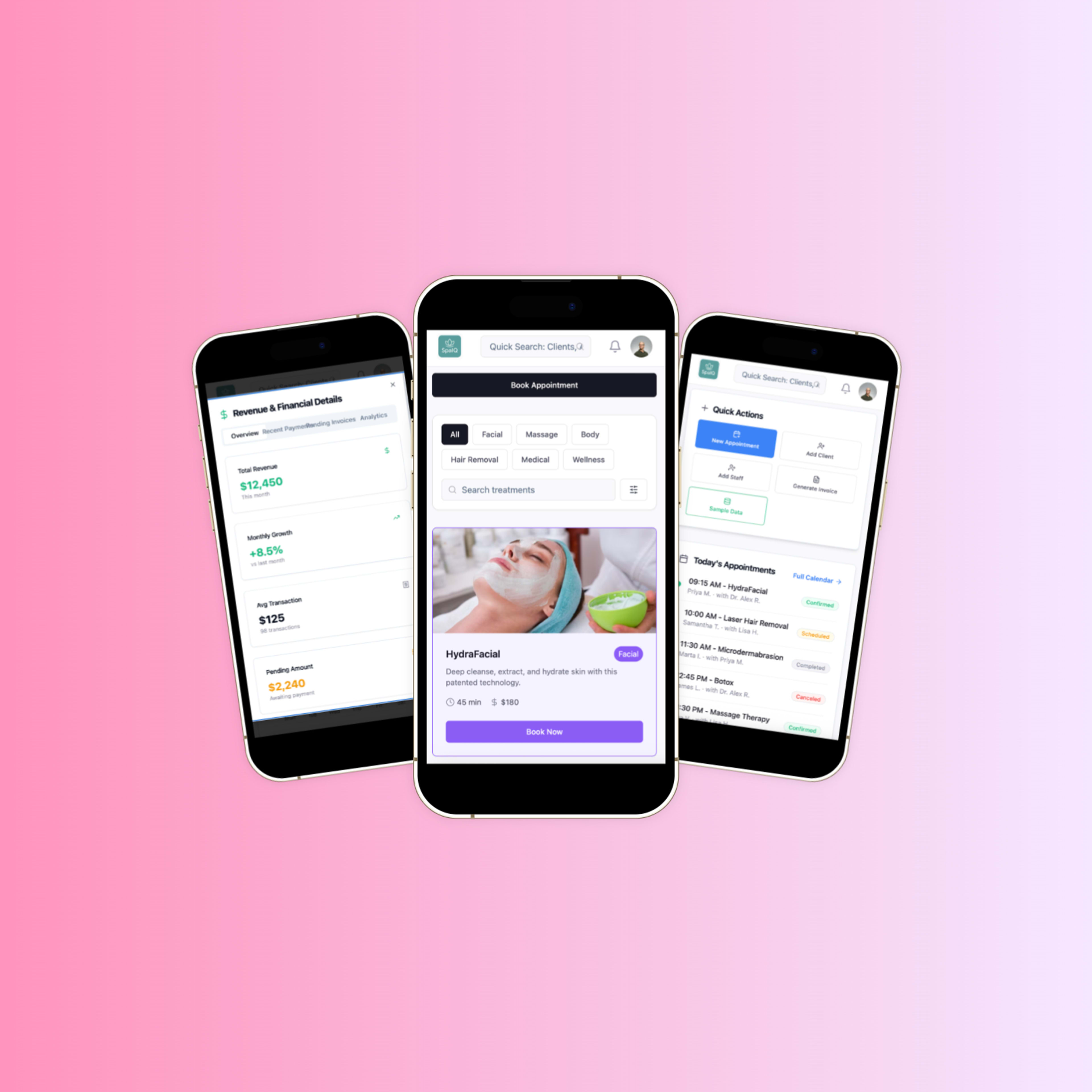 SpaIQ - Complete Spa & Medical Clinic Management System