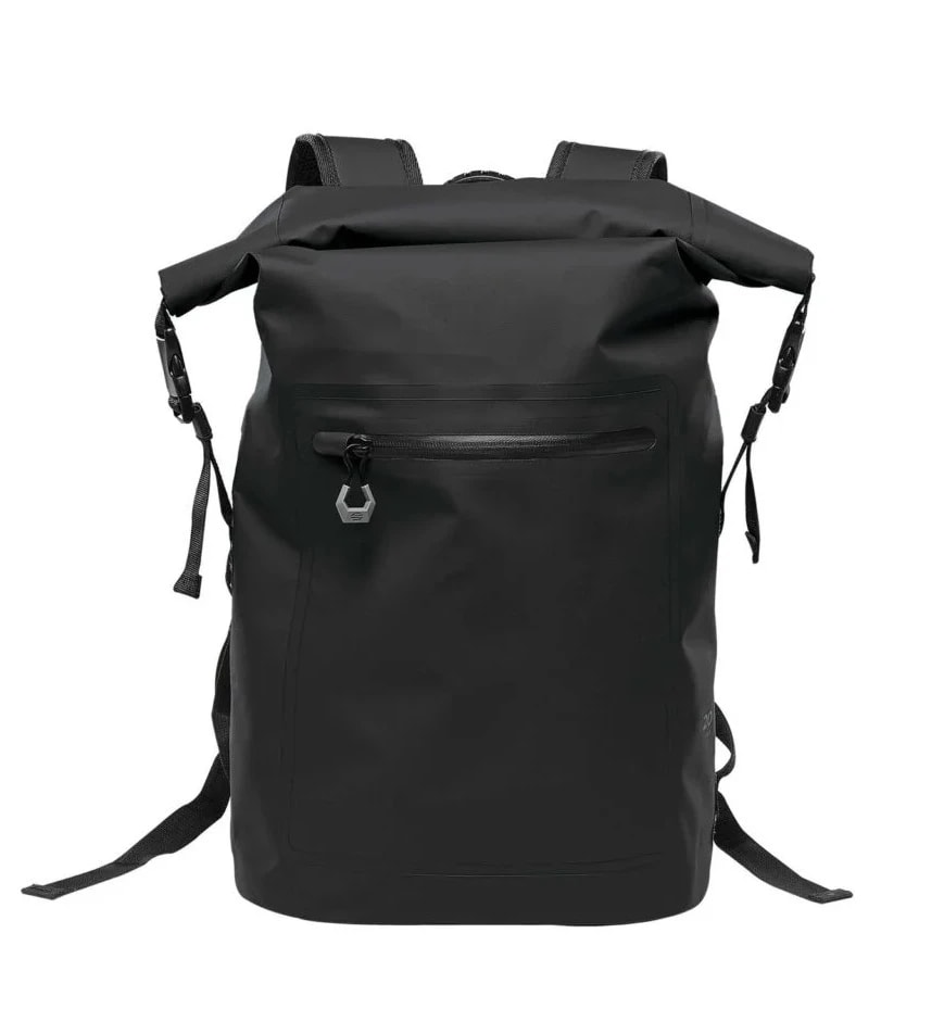 black Stormtech Cirrus roll-top backpack