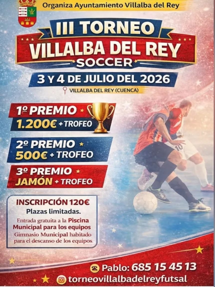 Cartel de III Torneo Villalba del Rey Soccer