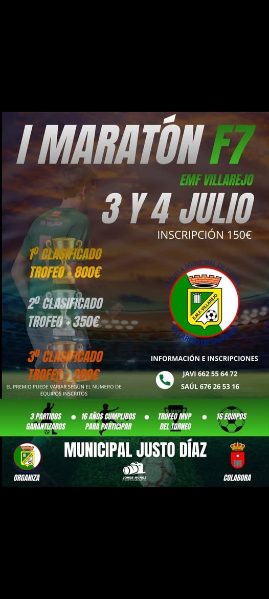 Cartel de I Maratón F7
