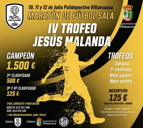 Cartel de IV Trofeo Jesús Malanda