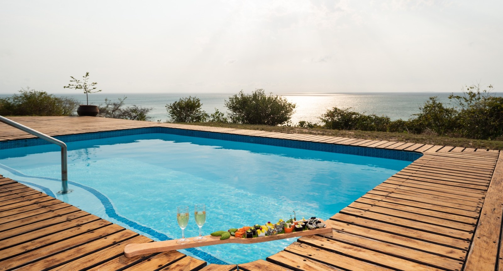 Two Bedroom Anantara Pool Villa private pool with sea view, Anantara Bazaruto Island Resort
