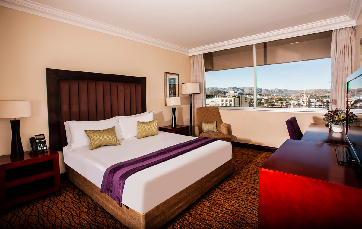Avani Suite bedroom, Avani Windhoek Hotel & Casino