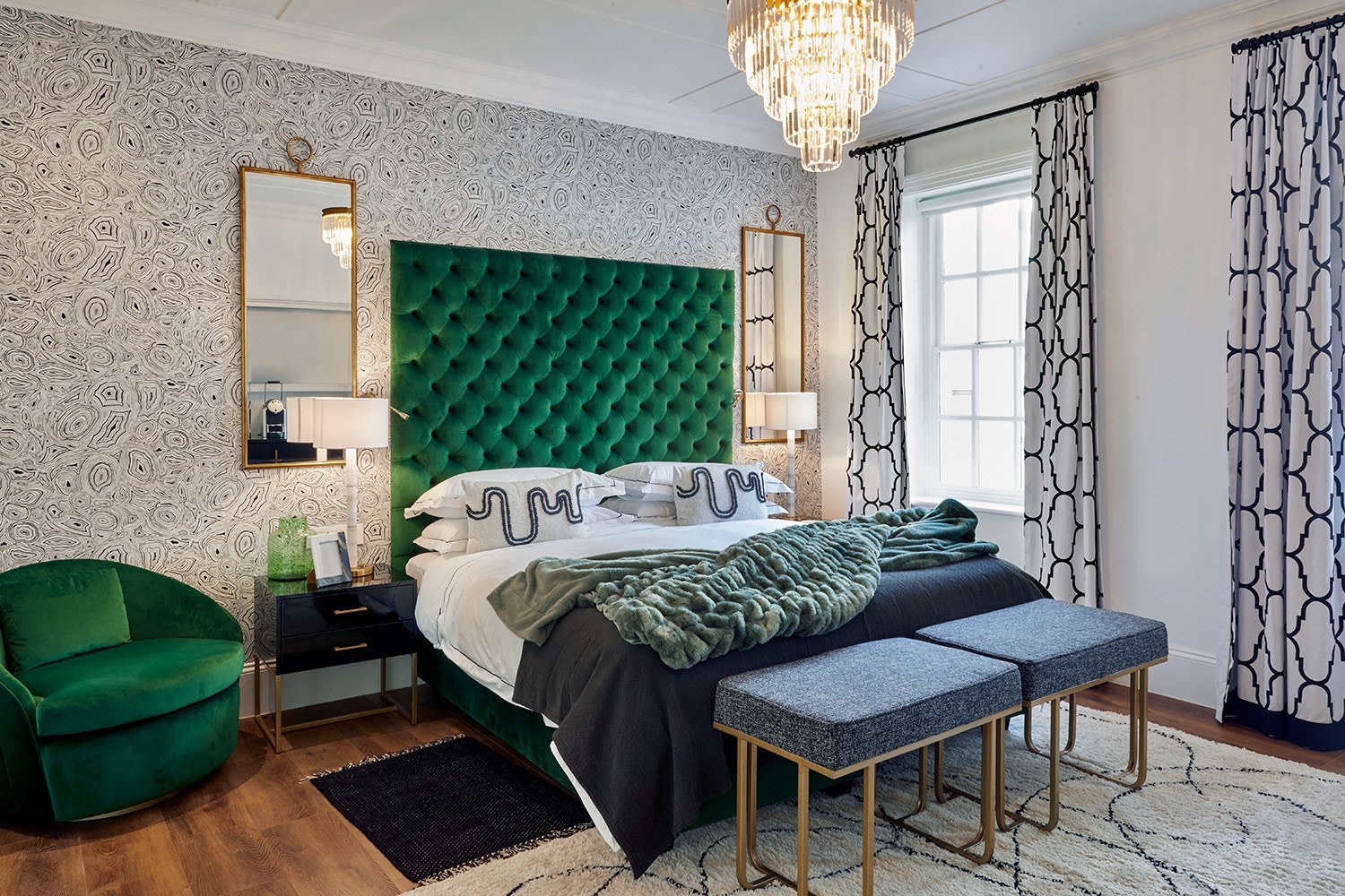 Classic Room bedroom with king bed, Cape Cadogan Boutique Hotel