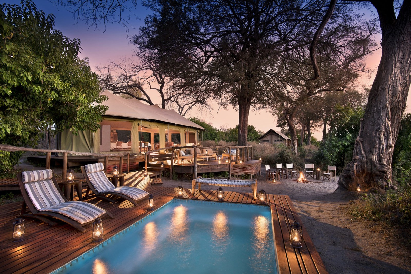 Linyanti Ebony tented safari camp chobe enclave Botswana African bush camps