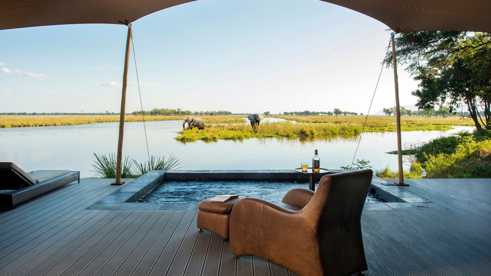 Luxury Tented Suite at Sausage Tree Camp