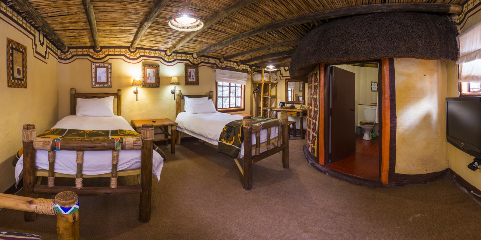 Homestead Room at Lesedi Cultural Village