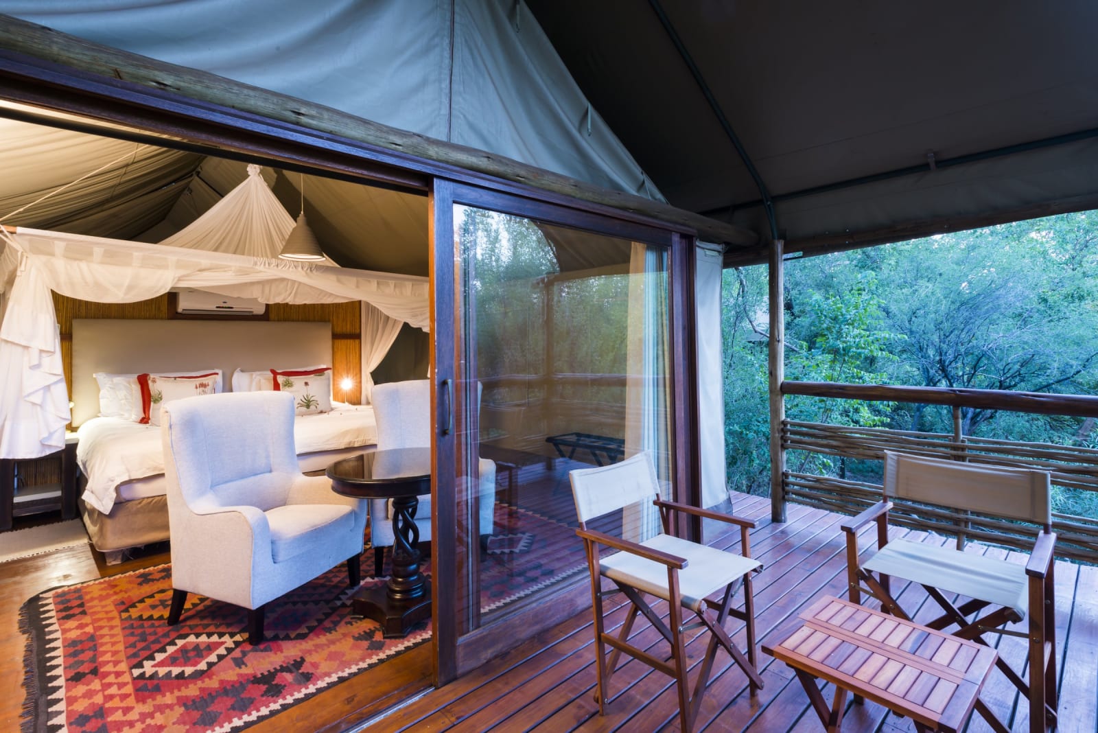Luxury Tented Suite at Thakadu River Camp