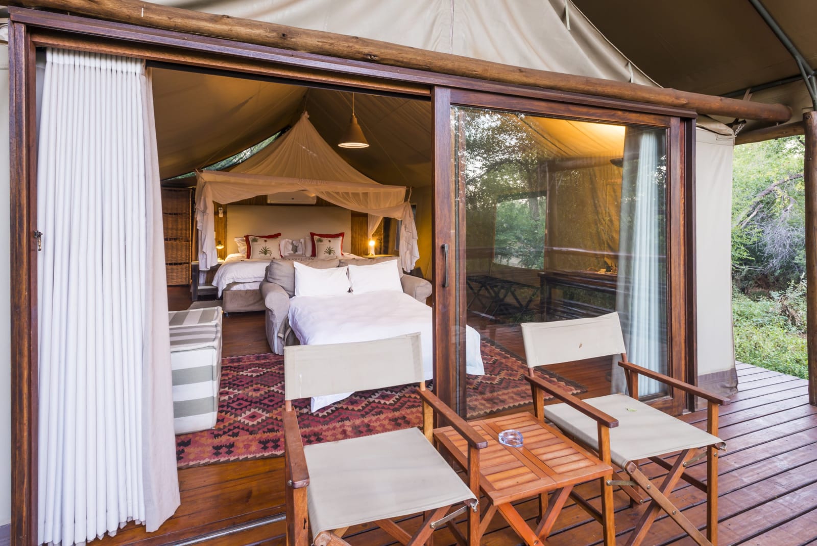 Family Tented Suite at Thakadu River Camp
