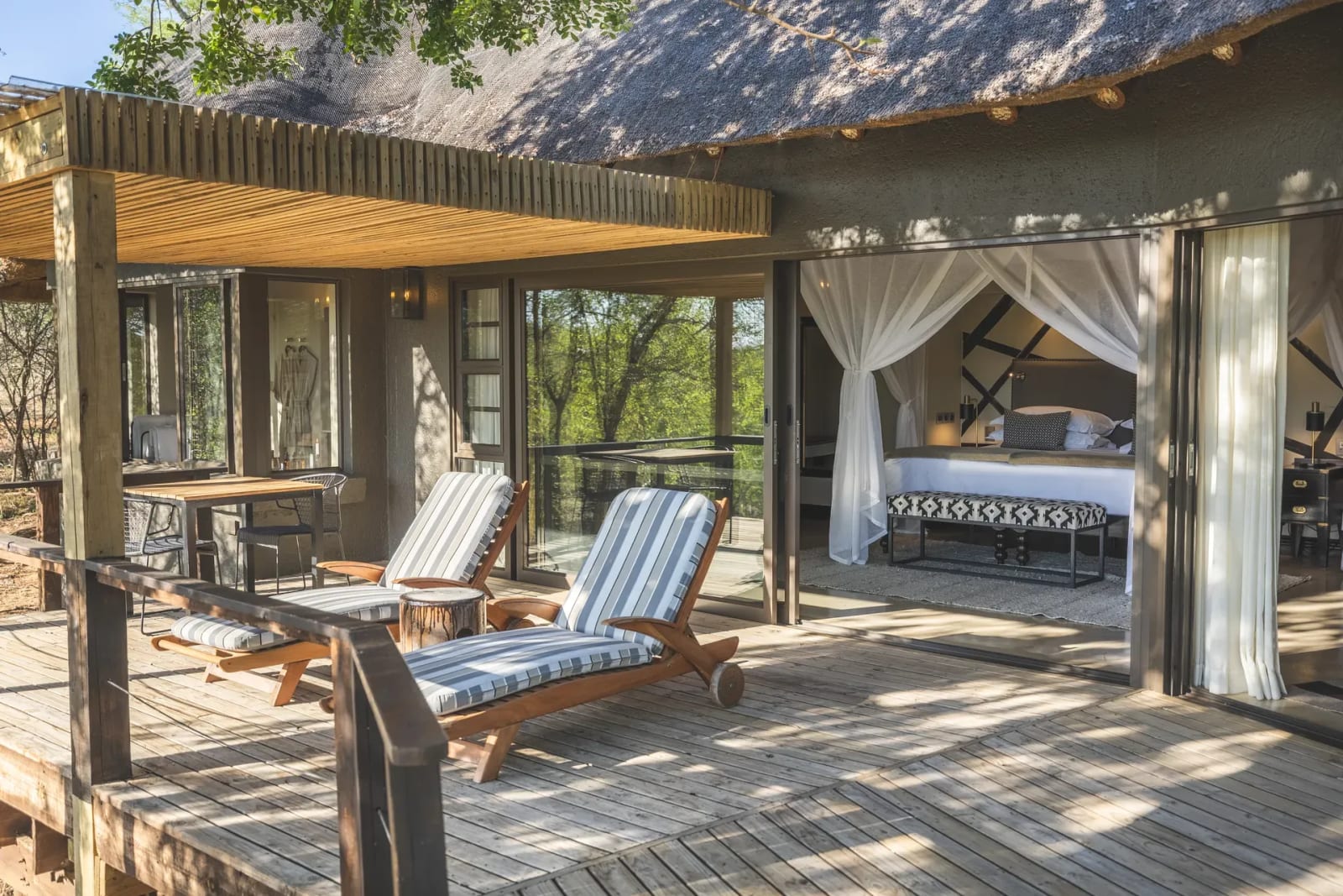 Tinga suite deck, Lion Sands Tinga Lodge
