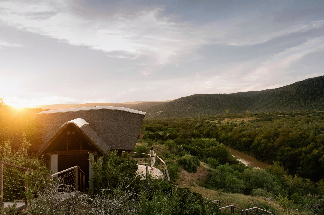 The landscape at Kwandwe Private Game Reserve