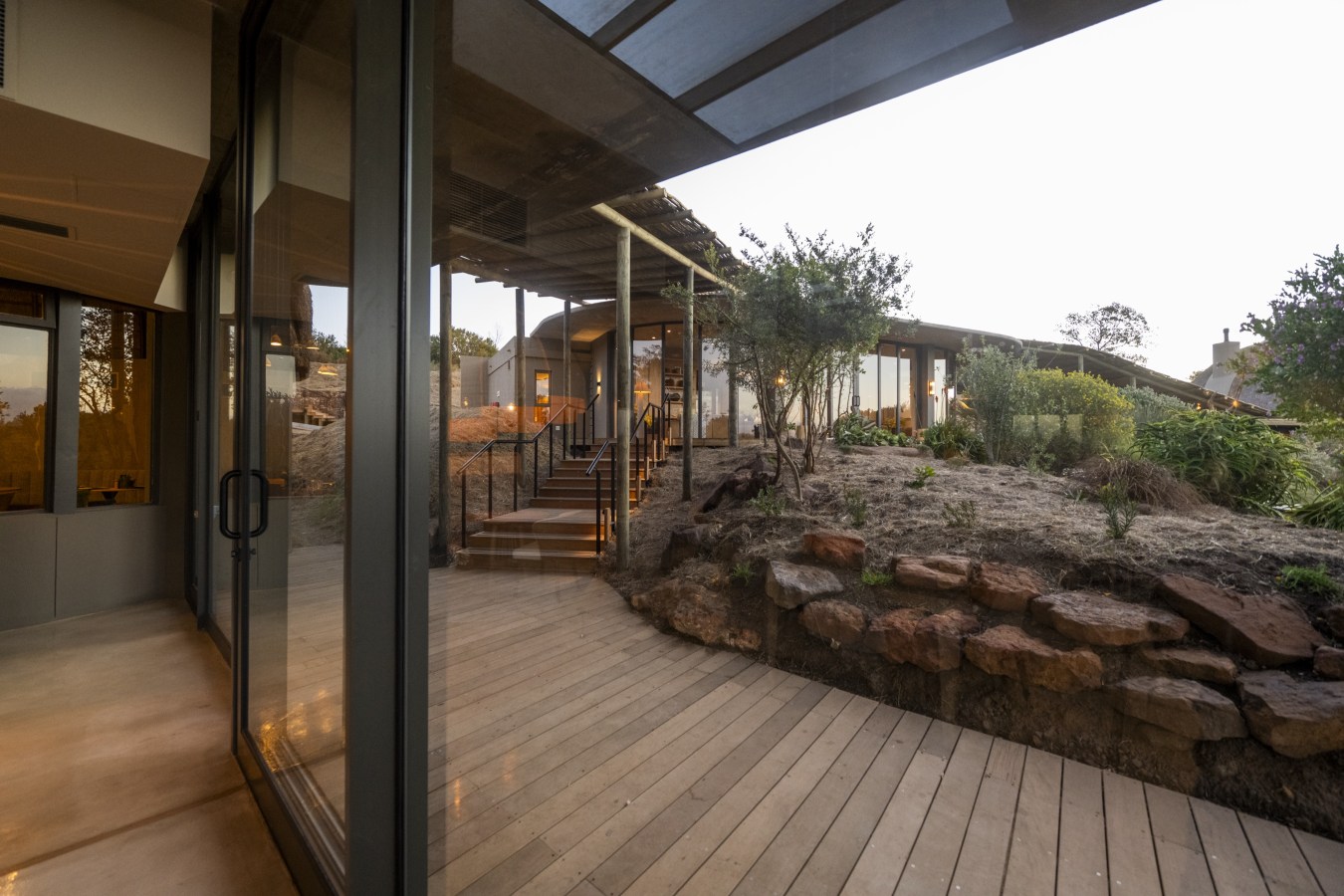 Kwena Lodge main area at Gondwana Game Reserve