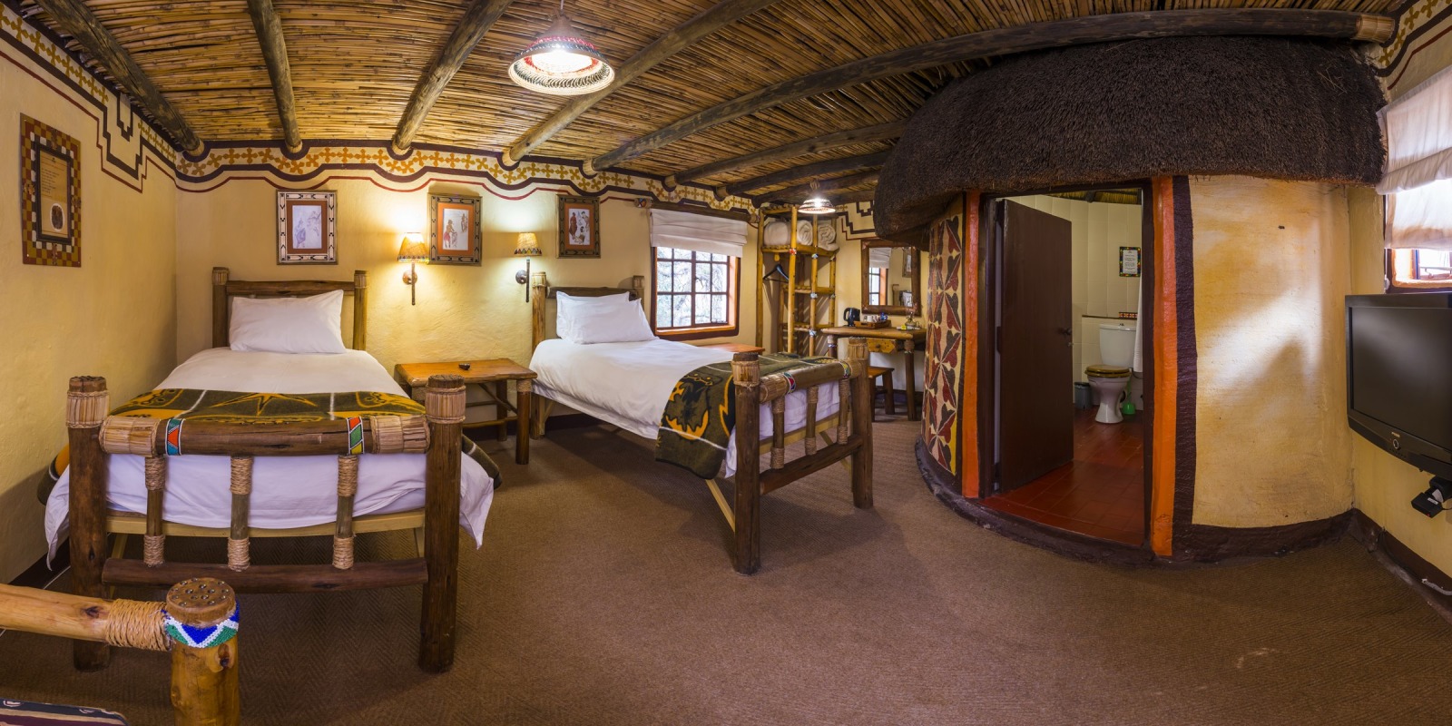 Homestead Room at Lesedi Cultural Village
