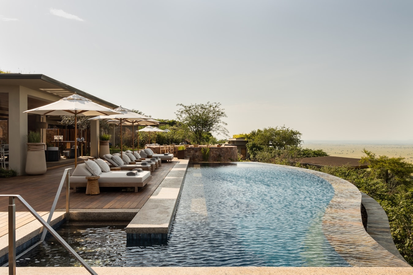 Singita Milele Main Pool 1 at Singita Milele