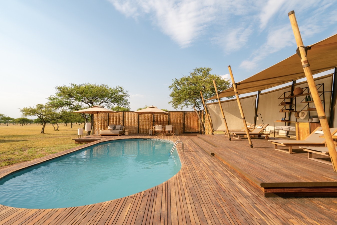 Sabora Activities Pool at Singita Sabora Tented Camp