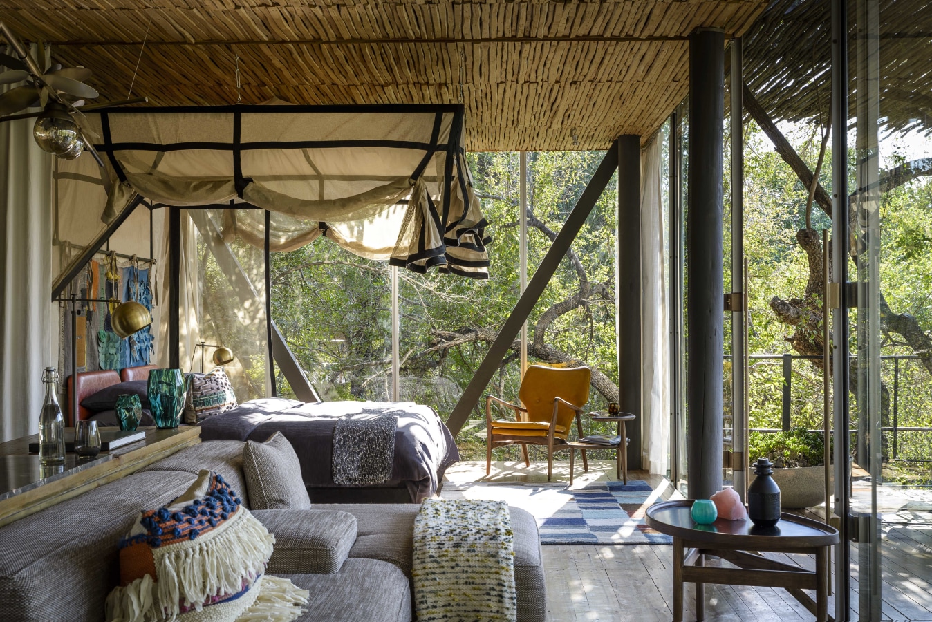 Sweni Suite Bedroom Hi Res at Singita Sweni Lodge