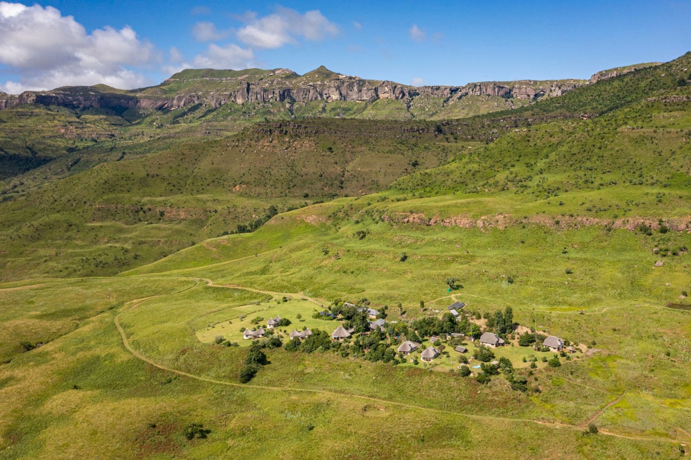 Sungubala Eco Camp aerial view