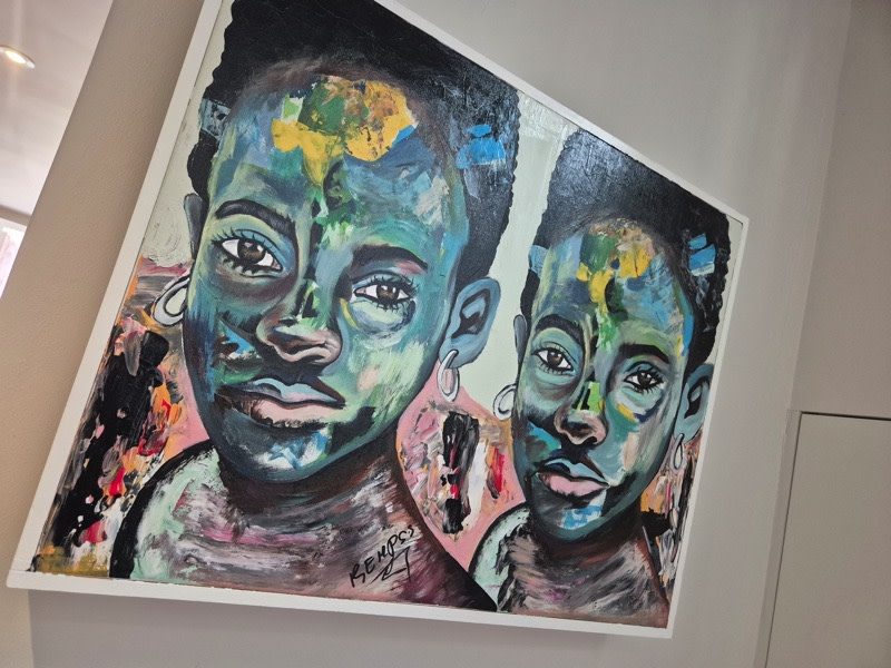 77 Loader Street - corridor artwork