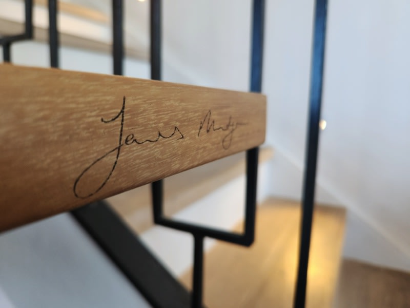 92 Waterkant Street - dining table & stairs