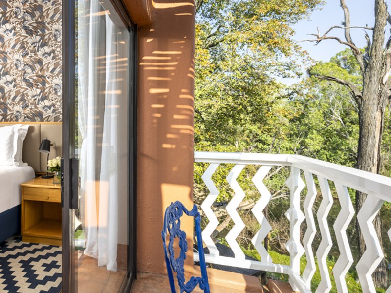Superior Lagoon View Room balcony, Avani Victoria Falls Resort
