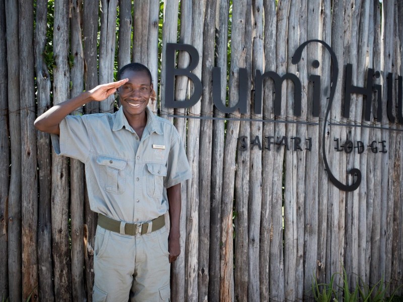 Bumi Hills Safari Lodge Welcome by Staff