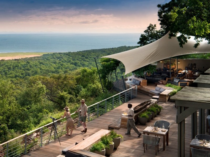 Bumi Hills Safari Lodge Main Area Viewing Deck