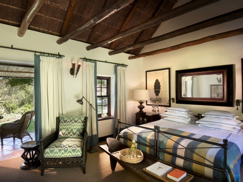 Bushmans Kloof Luxury Room overlooking indigenous gardens